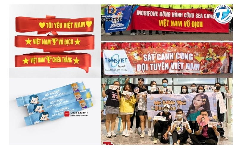 Một số mẫu in băng rôn cổ vũ